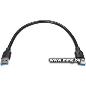 Кабель Telecom TUS715-0.3M USB Type-A - USB Type-A (0.3 м, черный)