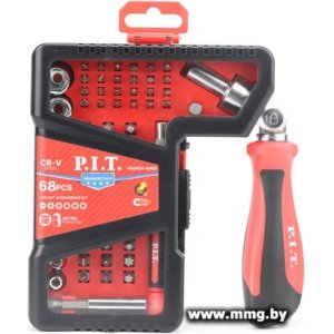 Набор отвертка с битами и головками P.I.T. Advance HSDR04-0068 (68 предметов)