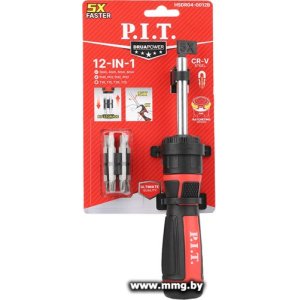 Набор отвертка с битами P.I.T. Advance HSDR04-0012B (13 предметов)