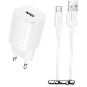 Зарядное устройство Borofone BA102A USB Type-C (белый)
