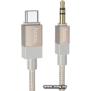 Кабель Hoco UPA32B USB Type-C - 3.5 mm Jack (1 м, золотой)