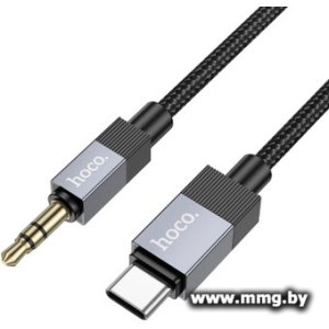 Кабель Hoco UPA32B USB Type-C - 3.5 mm Jack (1 м, черный)