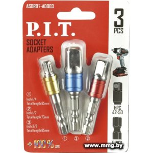 Купить Набор адаптеров слесарных P.I.T. ASDR07-AD003 в Минске, доставка по Беларуси