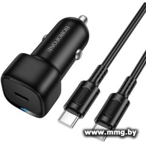 Автозарядка Borofone BZ34A USB Type-C (черный)