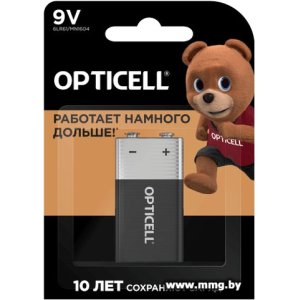 Батарейка Opticell Basic 9V (1 шт) 6LR61/MN1604 (6051003)