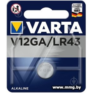 Батарейка Varta V12GA/LR43 (1 шт) 04278101401
