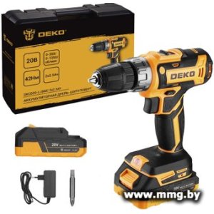 Купить Deko DKCD20-Li 085-1123 (с 2-мя АКБ, кейс) в Минске, доставка по Беларуси