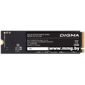 SSD 512GB Digma Mega P5 DGSM3512GP53T