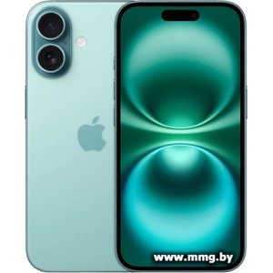 Apple iPhone 16 Dual SIM 256GB (бирюзовый) (2 nano-SIM, eSIM)