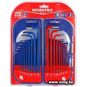 Набор ключей Workpro WP222038 (18 предметов)
