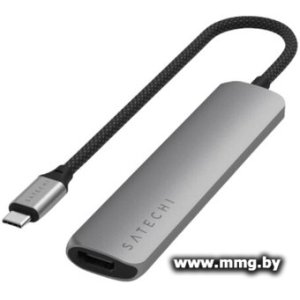 Док-станция Satechi 6-in-1 USB-C Slim Multiport Adapter ST-P6SM (серый)