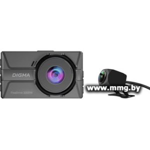 Видеорегистратор Digma FreeDrive 300DW FD300DW (черный)