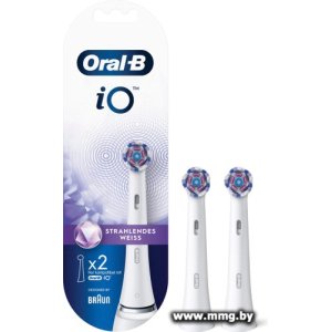 Сменная насадка Oral-B iO Strahlendes Weiss WW-2 (2 шт, белый)