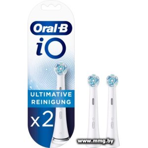 Сменная насадка Oral-B iO Ultimative Reinigung CW-2 (2 шт, белый)