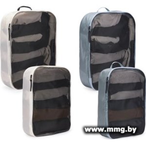 Органайзер Thule Packing Cube 2*M+2*L с сеткой 3205580 TPCS205POND/W (белый/голубой)