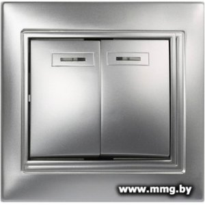 Выключатель SmartBuy Венера SBE-01s-10-SW2-1-c