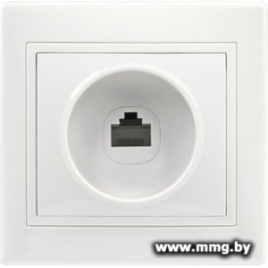 Розетка SmartBuy Венера SBE-01w-S1-RJ