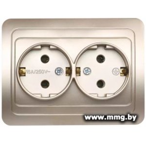 Розетка SmartBuy Марс SBE-02c-16-S2-Z-c