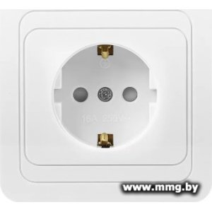 Розетка SmartBuy Марс SBE-02w-16-S1-Z-c