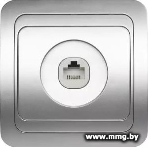 Розетка SmartBuy Марс SBE-02s-S1-RJ