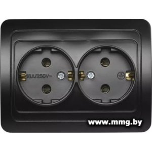 Купить Розетка SmartBuy Сатурн SBE-04b-10-SW1-0 в Минске, доставка по Беларуси