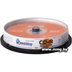Диск CD-R SmartBuy 700Mb 52x SBCD-R10 (10 шт.)