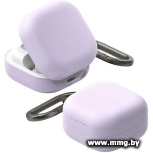 Чехол RINGKE Silicone для Galaxy Buds 4 / 4 Pro LIGHT PURPLE