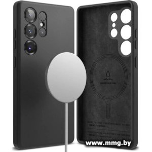 Чехол RINGKE SILICONE MAGNETIC для Galaxy S25 Ultra BLACK