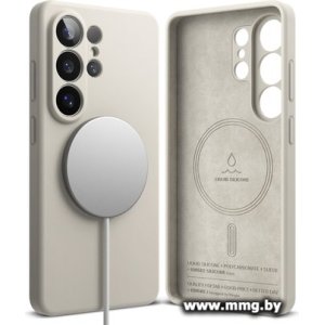 Чехол Ringke Silicone Magnetic для Galaxy S26 Ultra (Stone)