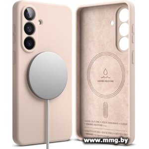 Чехол Ringke Silicone Magnetic для Galaxy S26 Plus (Pink Sand)