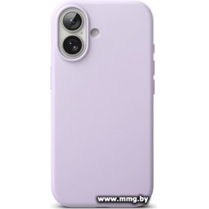 Чехол Ringke Silicone Magnetic для iPhone 17 (Light Purple)
