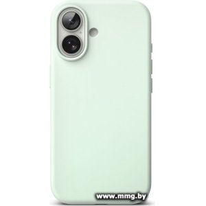 Чехол Ringke Silicone Magnetic для iPhone 17 (Soft Mint)