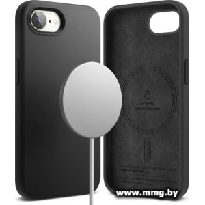 Чехол Ringke Silicone Magnetic для iPhone 17e/16e (Black)