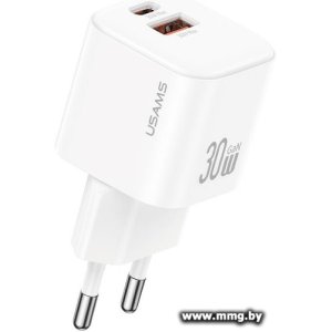Зарядное устройство Usams CC263 30W GaN (белый) (CC263TC02)
