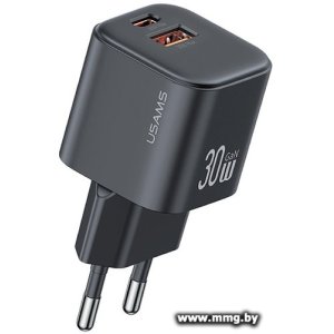Зарядное устройство Usams CC263 30W GaN (черный) (CC263TC01)