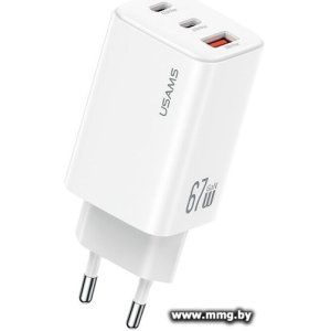 Зарядное устройство Usams CC265 67W GaN (белый) (CCC265TC02)