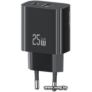 Зарядное устройство Usams CC315 T65 25W (черный) (CC315TC01)