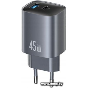 Зарядное устройство Usams CC290 T66 45W GaN (черный) (CC290TC01)