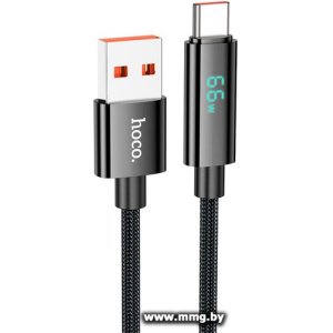 Кабель Hoco U125 66W USB Type-A - USB Type-C (1.2 м, черный)
