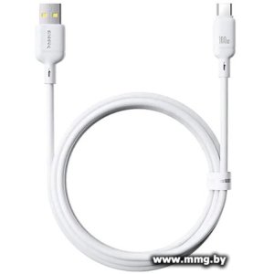 Кабель Baseus Silky P10377703213-00 USB to Type-C 100W (1 м, белый)