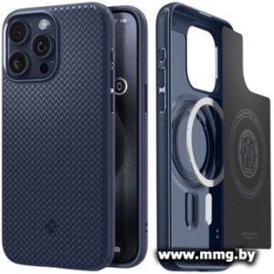 Чехол Spigen Mag Armor (MagFit) для iPhone 15 Pro ACS06737 (темно-синий)