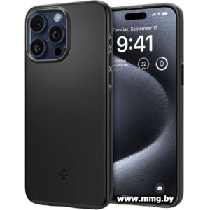 Чехол Spigen Thin Fit для iPhone 15 Pro ACS06686 (черный)