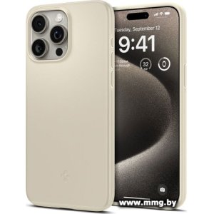 Чехол Spigen Thin Fit для iPhone 15 Pro Max ACS06551 (бежевый)
