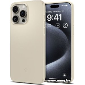 Чехол Spigen Thin Fit для iPhone 15 Pro ACS06694 (бежевый)