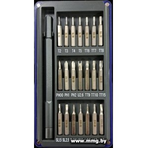 Набор отвертка с битами Workpro WP200511 (21пр)