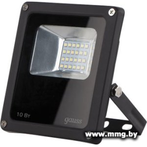 Прожектор Gauss LED 10W IP65 6500K 613100310 (черный)