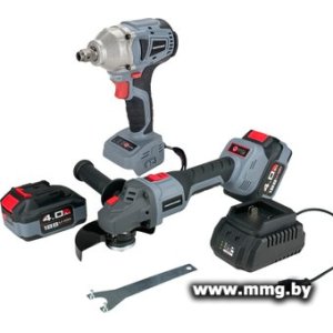 Profipower MKDTW-18V + MKDGA-18V (гайковерт, болгарка, 2 АКБ, кейс)