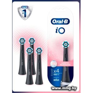 Сменная насадка Oral-B iO Sanfte Reinigung SBF-4 (4 шт, черный)