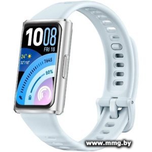 Huawei Band 11 Pro (серебристый, с голубым силиконовым ремешком, международная версия) 55020GUV