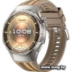 Huawei Watch GT 6 Pro 46 мм (серебристый, с коричневым плетеным ремешком, международная версия) 55020FWA